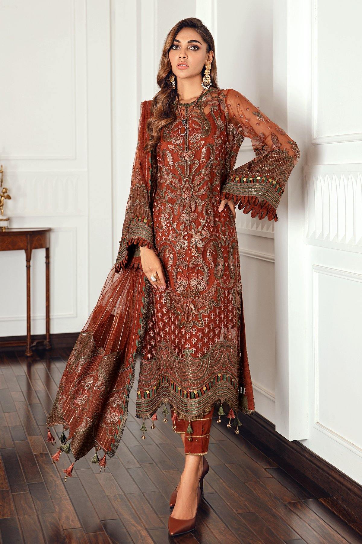 Shop JAZMIN | LUXURY FORMALS | EMBROIDERED NET UN-4018  with BIG discounts at Raz Ruya a women's clothing shop! Luxury Pakistani designer wear, featuring Sana Safinaz, Asim Jofa, and Maryum N Maria. Fast UK, USA, and Canada delivery. Don’t miss the end-of-year sale! WEB-STORE CLEARANCE, SALE 2024 GIVEAWAYS, DESIGENER BRANDS in UK, NEW YEARS SALE 2024! CHRISTMAS SALE, END OF YEAR SALE, CLOTHING STORES, BRIDAL SHOPS, DRESS STORES SALE, WOMEN'S CLOTHING STORE 2024