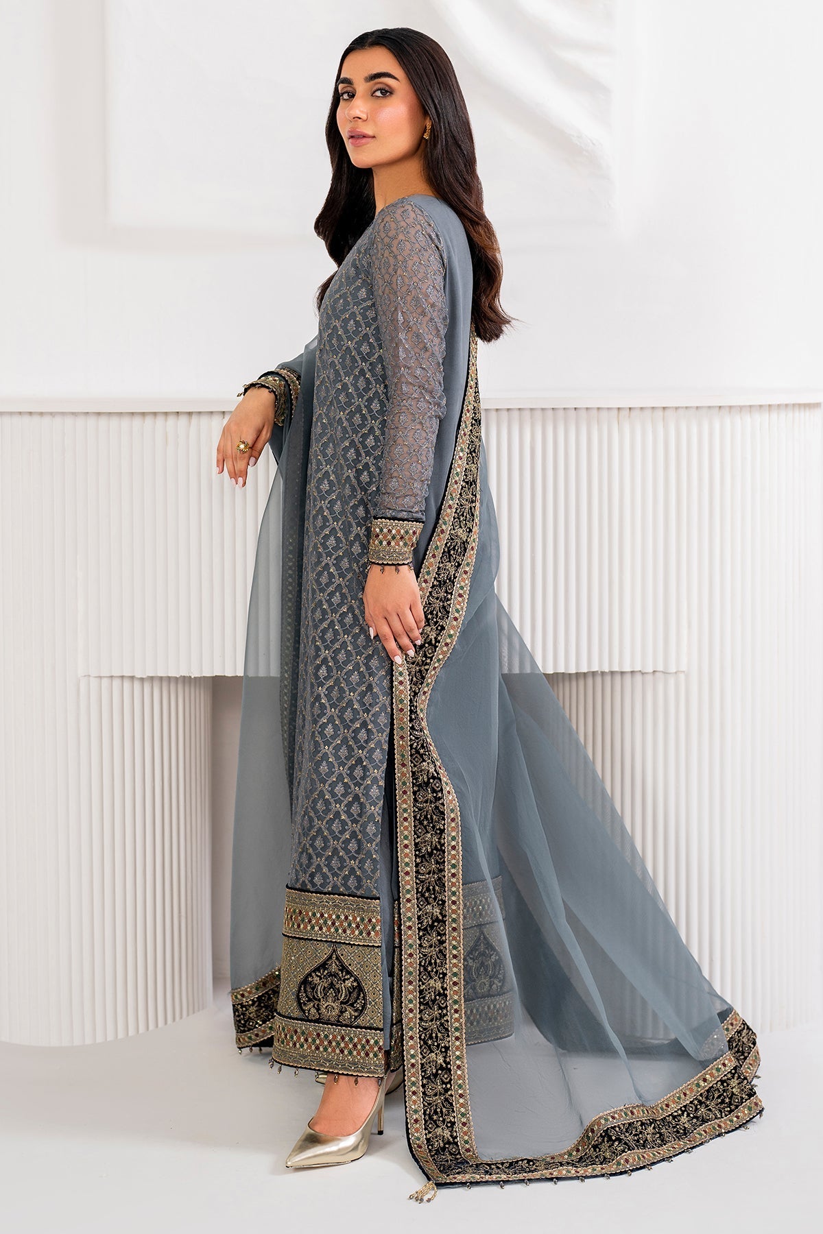 Shop JAZMIN | LUXURY FORMALS | EMBROIDERED CHIFFON UC-3058 with BIG discounts at Raz Ruya a women's clothing shop! Luxury Pakistani designer wear, featuring Sana Safinaz, Asim Jofa, and Maryum N Maria. Fast UK, USA, and Canada delivery. Don’t miss the end-of-year sale! WEB-STORE CLEARANCE, SALE 2024 GIVEAWAYS, DESIGENER BRANDS in UK, NEW YEARS SALE 2024! CHRISTMAS SALE, END OF YEAR SALE, CLOTHING STORES, BRIDAL SHOPS, DRESS STORES SALE, WOMEN'S CLOTHING STORE 2024