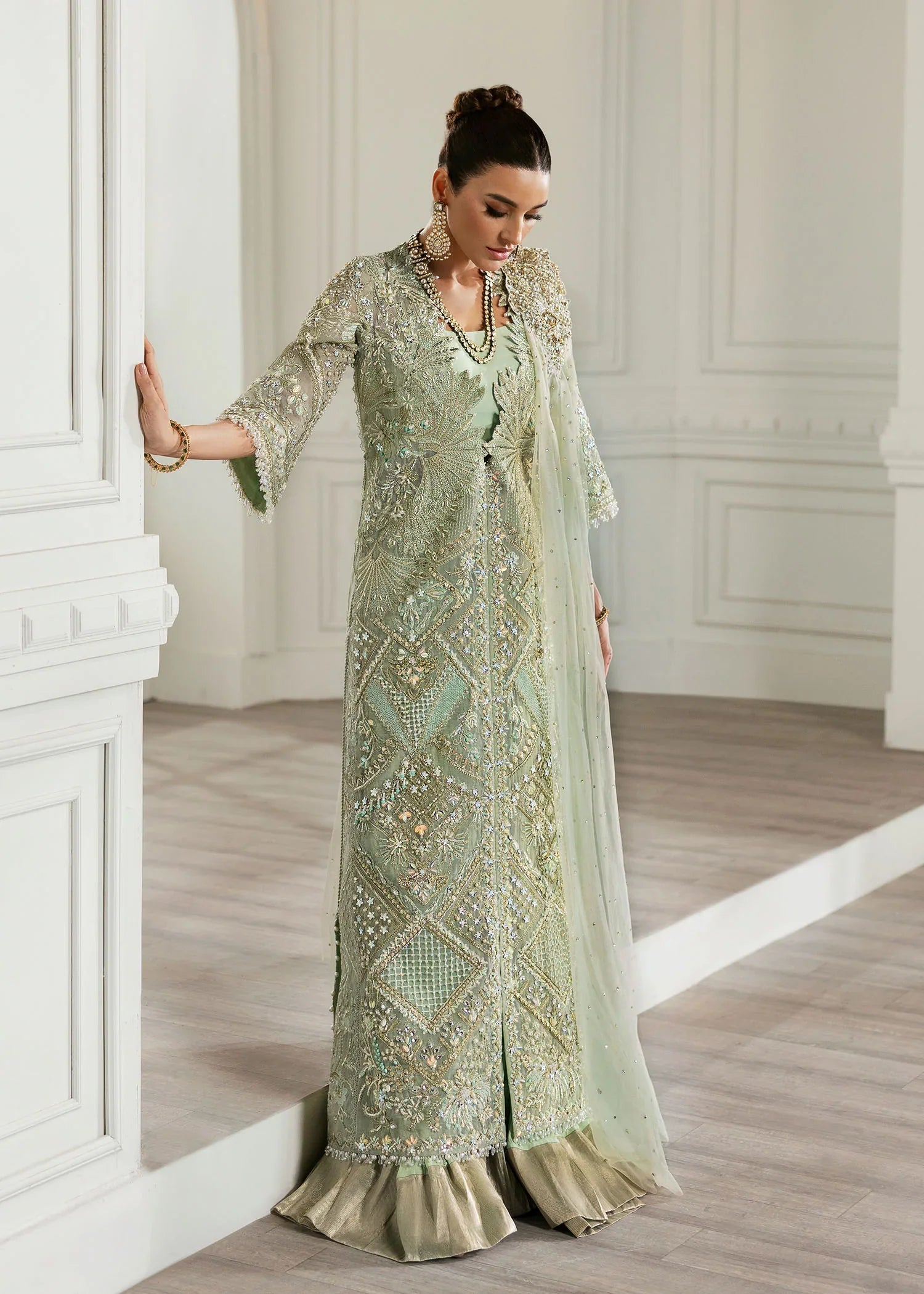 Shop CRIMSON X SAIRA SHAKIRA Wedding Formals '24 Art Deco Glitz at Raz Ruya! Huge discounts on luxury Pakistani wear with fast delivery to the UK, USA & Canada.