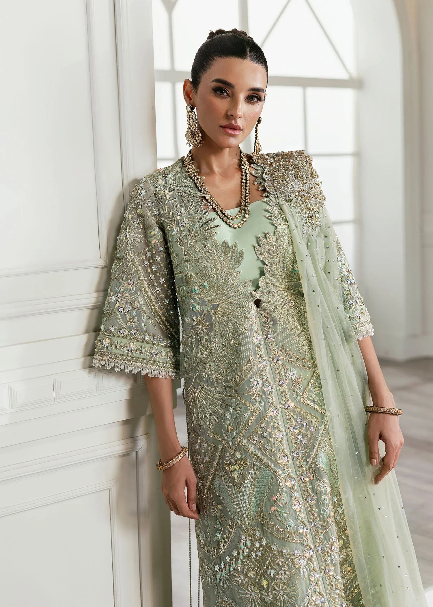 Shop CRIMSON X SAIRA SHAKIRA Wedding Formals '24 Art Deco Glitz at Raz Ruya! Huge discounts on luxury Pakistani wear with fast delivery to the UK, USA & Canada.