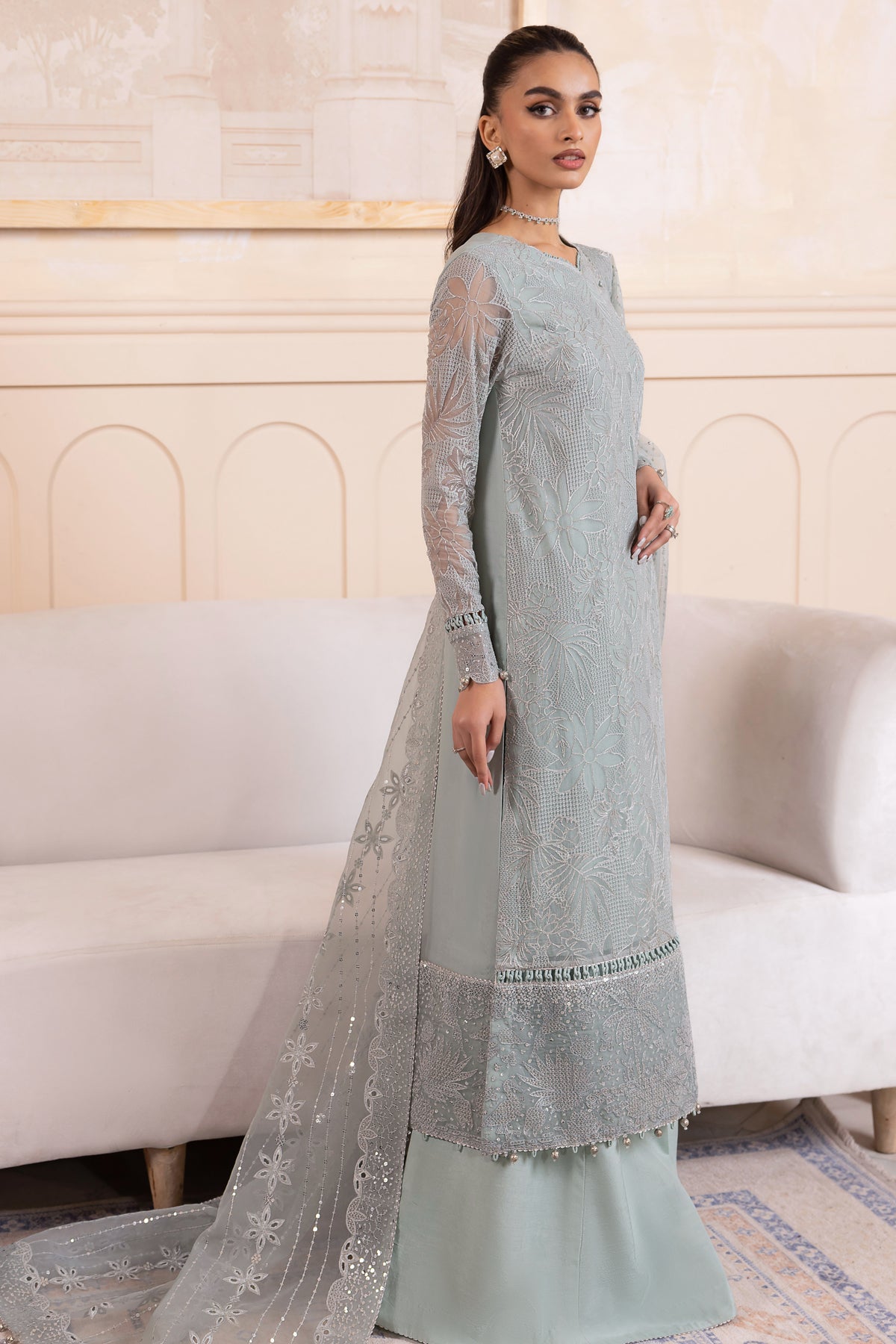 Shop JAZMIN | LUXURY FORMALS | EMBROIDERED CHIFFON UC-3043  with BIG discounts at Raz Ruya a women's clothing shop! Luxury Pakistani designer wear, featuring Sana Safinaz, Asim Jofa, and Maryum N Maria. Fast UK, USA, and Canada delivery. Don’t miss the end-of-year sale! WEB-STORE CLEARANCE, SALE 2024 GIVEAWAYS, DESIGENER BRANDS in UK, NEW YEARS SALE 2024! CHRISTMAS SALE, END OF YEAR SALE, CLOTHING STORES, BRIDAL SHOPS, DRESS STORES SALE, WOMEN'S CLOTHING STORE 2024