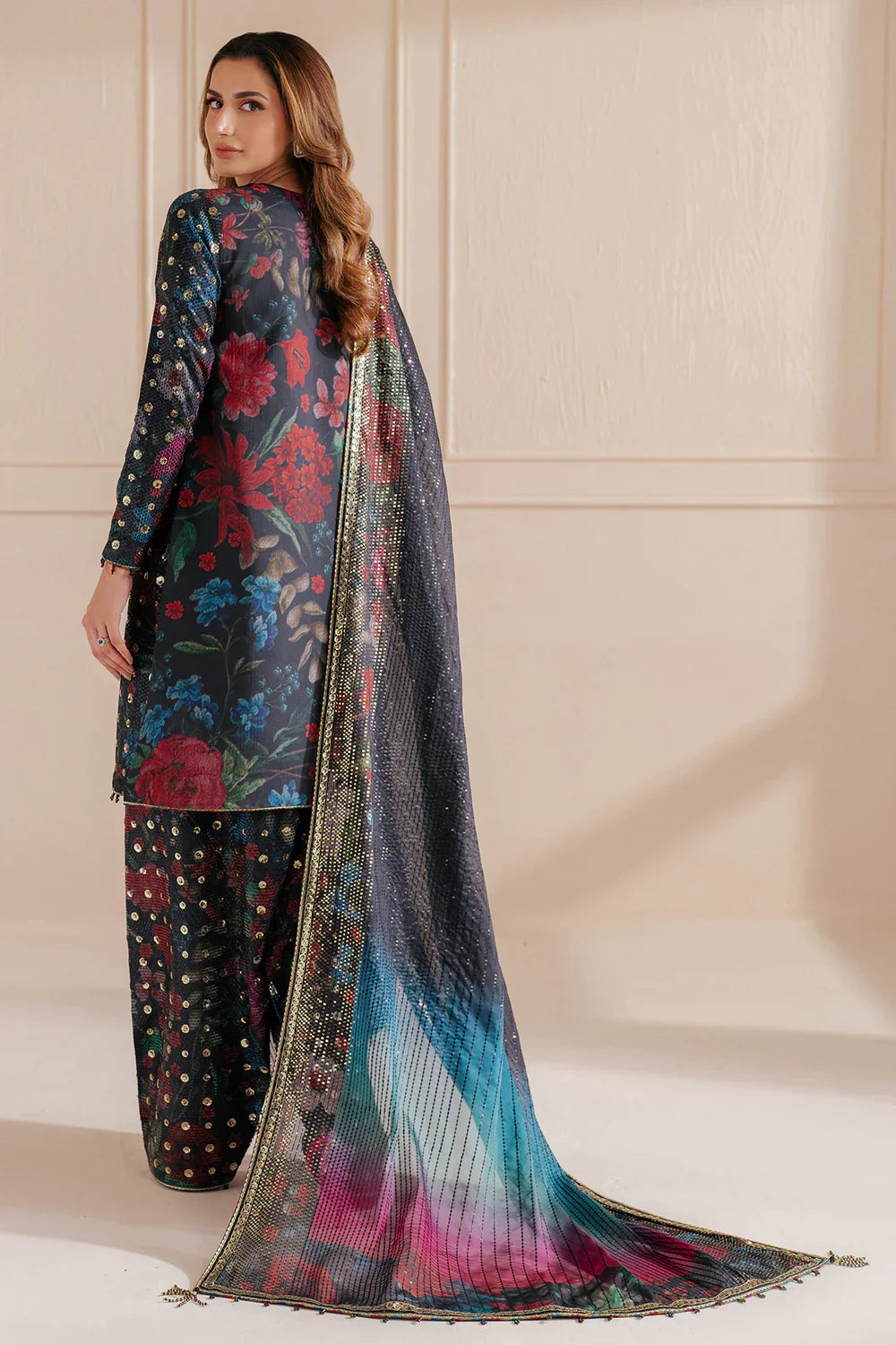 Shop JAZMIN Formals Embroidered Raw Silk UR-7051 at Raz Ruya! Huge discounts on luxury Pakistani designer wear. Fast delivery to UK, USA & Canada. End-of-Year & New Year Sale!