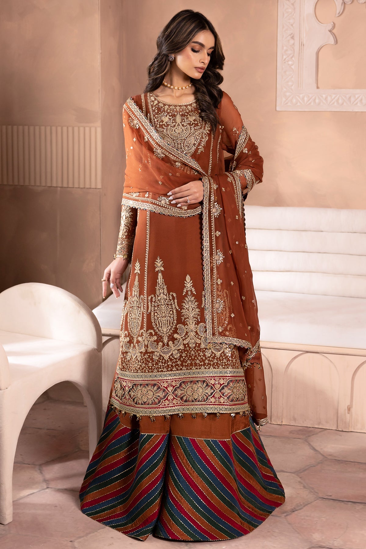 Shop JAZMIN | LUXURY FORMALS |  EMBROIDERED CHIFFON UC-3040  with BIG discounts at Raz Ruya a women's clothing shop! Luxury Pakistani designer wear, featuring Sana Safinaz, Asim Jofa, and Maryum N Maria. Fast UK, USA, and Canada delivery. Don’t miss the end-of-year sale! WEB-STORE CLEARANCE, SALE 2024 GIVEAWAYS, DESIGENER BRANDS in UK, NEW YEARS SALE 2024! CHRISTMAS SALE, END OF YEAR SALE, CLOTHING STORES, BRIDAL SHOPS, DRESS STORES SALE, WOMEN'S CLOTHING STORE 2024